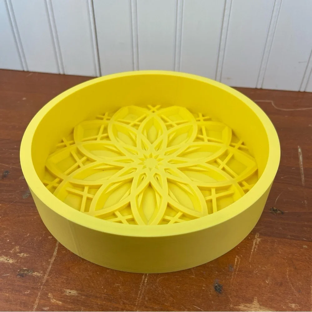 Floral Design Catch All Tray, The Kovi Catch-All Tray with Bottom